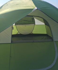 Coleman Sundome Camping Tent, 2/3/4/6 Person Dome Tent with Snag-Free Poles for Easy Setup in Under 10 Mins, Included Rainfly Blocks Wind & Rain, Tent for Camping, Festivals, Backyard, Sleepovers Palm Green 6 Person 48 61VaXBP57EL 1