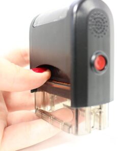 Entered Self Inking Rubber Stamp - Red Ink 18 61VcINkhw4L 1