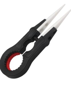 DROK Micro Portable Zirconia Ceramic Pointed Tweezers Precision, Wire Heat Resistant Antimagnetic Tweezers Spanner Tool for Wrapping Coils Adjustment, Precise Electrical Operation 11 61VeXYbWAL