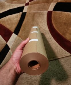 Bryco Goods Jumbo Kraft Paper Roll - Brown - 18" x 2100" (175') - USA Made - Suitable for Packing - Moving - Shipping - Crafts - Wall Art - Bulletin Boards - Floor Covering - Table Runner 18"x175' 29 61VekKnMbCL