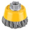 DEWALT Wire Cup Brush, Knotted, 3-Inch (DW4910) 16 61VfYgASNfL