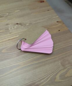 Koogel 300 Pieces 2.2 x 3.5 Inches Multicolor Kraft Paper Binder Ring Easy Flip Flash Card/Study Cards/Memo Scratch Pads/Bookmark/DIY Greeting/Index Card Stock/Note Card(50 Sheets per Set) 300 --multicolored 48 61VgoDNNPL