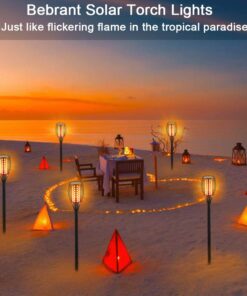 Aityvert Upgraded Solar Torch Lights 43 inches Flickering Dancing Flames Waterproof Outdoor Landscape Decorations Lighting Dusk to Dawn Auto On/Off Solar Lights for Halloween Christmas 2-Pack 2 Pack 18 61VgxuNWc7L