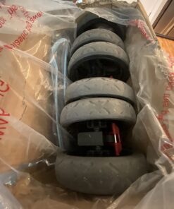 Dream On Me Volgo Twin Umbrella Stroller in Gray, Lightweight Double Stroller for Infant & Toddler, Compact Easy Fold, Large Storage Basket, Large and Adjustable Canopy 39 61VhSodIUrL 1