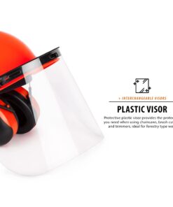 TR Industrial Forestry Safety Helmet and Hearing Protection System (Orange) Orange 23 61Vhy7h34IL