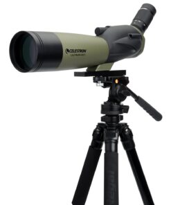 Celestron – Ultima 80 Angled Spotting Scope – 20-60x Zoom Eyepiece – Multi-Coated Optics for Bird Watching, Wildlife, Scenery and Hunting – Waterproof and Fogproof – Includes Soft Carrying Case Ultima 80 - 45° Spotting Scope 35 61VmnWDefDL