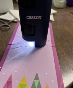 Carson Pocket Micro 20x-60x LED Lighted Zoom Field Microscope with Aspheric Lens System (MM-450),Blue Pocket Micro (MM-450) 22 61VmxRwXwQL