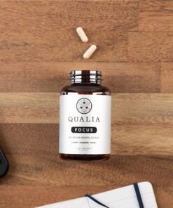 Qualia FOCUS Brain Booster Supplement | Powerful Nootropic Designed to Deliver Sustained Mental Energy, Alertness, Concentration & Memory | With Ginkgo Biloba, L-Theanine (40 Count (Pack of 2)) 40 Count (Pack of 2) 15 61VnutIEe6L