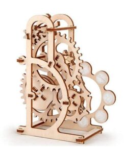 Alternative view of UGEARS Dynamometer - Mechanical Model Construction Kit 3D Wooden Puzzle for Self-Assembly Without Glue - Brainteaser for Kids, Teens and Adults