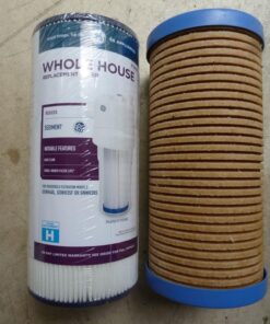 GE FXHSC Whole House Water Filter | Replacement for Water Filtration System | NSF Certified: Reduces Sediment, Rust & Other Impurities from Water | Replace Every 3 Months for Best Results | 1 Filter 1 Count (Pack of 1) 29 61VprwAFWPL
