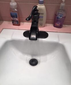 Rozin Oil Rubbed Bronze Bathroom Pop up Drain Vessel Basin Sink Strainers with Overflow 45 61VqJ34BWEL