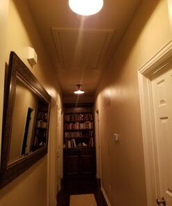 Design House 519884 Kimball 1 Light Semi Flush Mount Ceiling Light, Bronze Coffee Bronze 1 Count (Pack of 1) 46 61Vs4FmfTUL