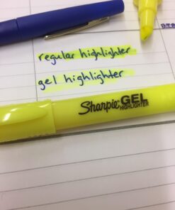 SHARPIE Gel Highlighters, Bullet Tip, Assorted Colors, 5 Count 5-Count Standard Packaging 40 61VsDmu2ZwL