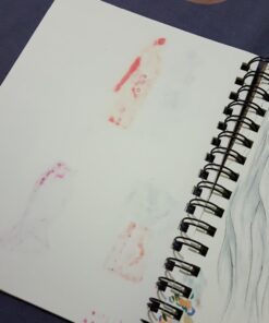 Canson Artist Series Mixed Media Paper, Wirebound Pad, 5.5x8.5 inches, 30 Sheets (138lb/224g) - Artist Paper for Adults and Students - Watercolor, Gouache, Graphite, Ink, Pencil, Marker 30 61Vt4sGlbuL