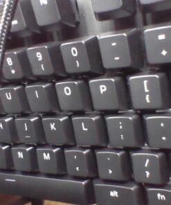 Razer BlackWidow Lite TKL Tenkeyless Mechanical Keyboard : Orange Key Switches - Tactile & Silent - White Individual Key Lighting - Compact Design - Detachable Cable - Classic Black Orange Switches - Tactile & Silent 49 61VwQWDv7PL