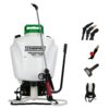 Chapin 61900 Made in the USA 4 Gallon Tree and Turf Pro Commercial Backpack Sprayer with Stainless Steel Wand, 3 nozzles, 3 Stage Filtration, Translucent White 75 61Vwfmr4tjL