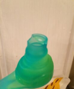 ChooMee SoftSip Food Pouch Top | Baby Led Weaning | No Spill Flow Control Valve, Protects Childs Mouth, 100% Silicone, BPA Free | Swirl Colors, 4 CT 31 61Vx06INBrL