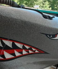 Shark Teeth Mouth Reflective Decals Graphics Sticker Fishing Boat Canoe Car Truck Kayak Decals Accessories 60 61Vx3HfaAyL