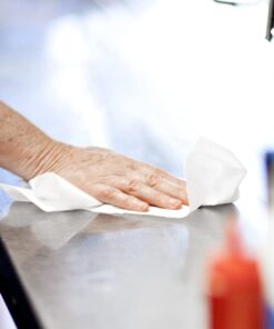 Tork 130251A Paper Wiper, Centerfeed, 2-Ply, 9.00" Width x 419' Length, White (Case of 4 Rolls, 325 per Roll, 1,300 Wipers per Case) For use with Tork 659020 or 653028 Tork M2 - Centerfeed Hand Towel 13 61Vy8wxQP L