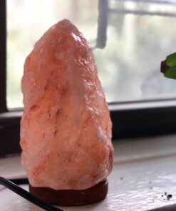CRYSTAL DECOR 2 Natural Himalayan Pink Salt Lamp w/Bulb & Cord ~7 in 32 61VyJjuzqL