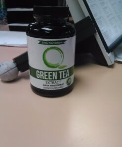 Zhou Green Tea Extract Capsules with EGCG, Natural Energy, Mental Focus, Immune Health, Antioxidant and Heart Support, Non-GMO, Vegan, Gluten Free, 120 Capsules 34 61Vz82Wh nL