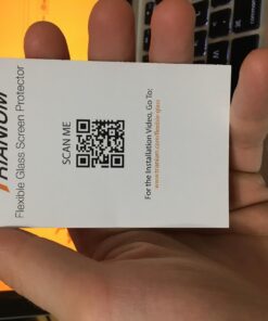 Trianium 2 Pack Screen Protector Designed for Apple iPhone SE 2020 2ND Generation, iPhone 8, iPhone 7 & 6/6s 0.2mm Fiber Flexible Glass Screen Protector/Case Friendly - Pack of 2 30 61W 9cVHNeL