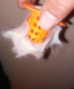 TubShroom Tub Hair Catcher Protector, Fits 1.5" - 1.75" Drain, Orange 43 61W fIsu7yL