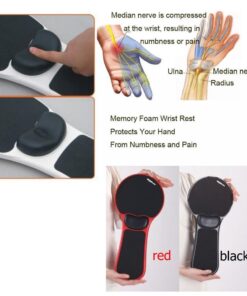 Prime Computer réglable Wrist Rest Accoudoir - Bureau et président Dual Purpose Attachable Home & Office Computer Arm Support - Tapis de souris ergonomique Conçu bras support bureau Extender 16 61W klAlveL