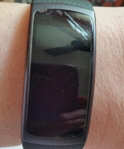 IQShield Screen Protector Compatible with Samsung Gear Fit2 (Gear Fit 2)(6-Pack) Anti-Bubble Clear TPU Film 47 61W vkDqwqL