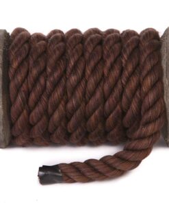 Ravenox Natural Twisted Cotton Rope | Made in The USA | Strong Triple-Strand Cordage for Sports, Décor, Pet Toys, Crafts, Macramé & Indoor Outdoor Use| by The Foot & Diameter (Multiple Color) Chocolate 1/4 Inch x 10 Feet 9 61W1hpdrynL 2
