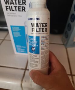 Waterdrop DA29-00020B 𝐍𝐒𝐅 𝟓𝟑&𝟒𝟐 𝐂𝐞𝐫𝐭𝐢𝐟𝐢𝐞𝐝 Refrigerator Water Filter, Replacement for Samsung HAF-CIN/EXP, DA29-00020A/B, DA29-00020B-1, RF263BEAESR, RF28HMEDBSR, RS25J500DSR, 3 Filters 41 61W1wzGYUTL