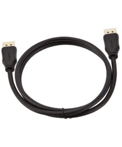 Amazon Basics DisplayPort to DisplayPort 1.2 Cable with 4K@60Hz, 2K@165Hz, 2K@144Hz Video Resolution - 3 Feet, for Personal Computer 1-Pack 10 61W5ltW7lGL