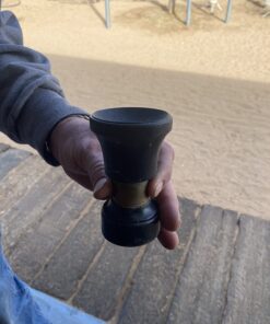 Heavy Duty Brass Fireman Style Hose Nozzle - Fits All Standard Garden Hoses - Best High Pressure Sprayer to Wash Your Car or Water Your Garden – Leak Proof - 30 Day No-Hassle Guarantee 38 61W7zMTXvyL