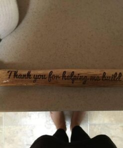 Father's Day Gift Thank You for Helping Me Build My Life DIY Gift Engraved Wood Handle Steel Hammer 22 61W9lWoi8L