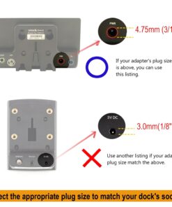 EDO Tech Compact 5V Car Bike Charger Compatible Power Cord for Sirius XM Radio PowerConnect Dock SXVD1 XDPIV1 XDPIV2 SDPIV1 XAPV2 SXIV1 XEZ1 Sporster Stratus Starmate 6 7 Onyx Lynx Edge Xpress Xmp3i 12 61W9ozTLdL