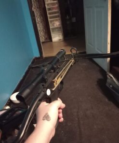 Ace Martial Arts Supply Cobra System Self Cocking Pistol Tactical Crossbow, 80-Pound Scope with 39 Arrows and 2 Strings 29 61WCnjFDGhL