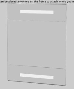 3 Pack Wall Sign Holder for 8.5" x 11" Room Signage and Temporary Notices in Offices and Corporate Spaces Clear Acrylic Literature Sleeve with Two Sided Tape by Marketing Holders 11 61WEloAXyhL