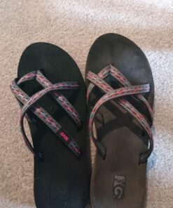 Teva Women's Olowahu Flip-Flop 7 Felicitas Black 20 61WGQhxHBL