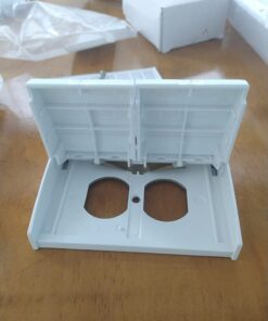 RV Designer Snap Cover Oulet Plate, Weatherproof, AC Electrical White 19 61WGeG85bnL