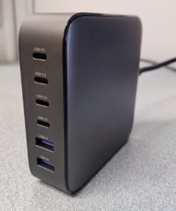 UGREEN 200W USB C Charger, Nexode 6 Ports GaN Desktop Charger, Charging Station Compatible with MacBook Pro/Air M1 M2, iPad Pro/Air, iPhone 15 Pro Max/14, Galaxy S23 Ultra, Steam Deck, Dell XPS 64 61WGvajPApL