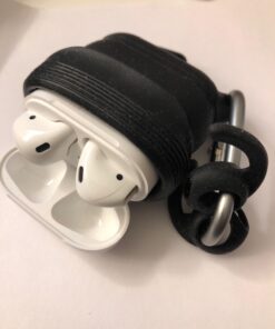 EarBuddyz 2.0 Ear Hooks and Covers Accessories Compatible with Apple AirPods 1 & 2 or EarPods Headphones/Earphones/Earbuds (3 Pairs) (Black) Black 52 61WH6JgU sL