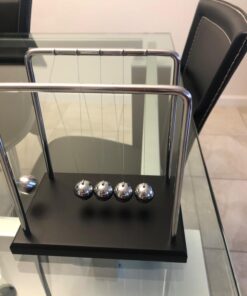 PowerTRC Newtons Cradle Balance Balls 7 1/4" | Science Physics Gadget | Desk Toys & Accessories 28 61WIvp7mI2L