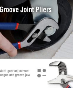 Workpro 7-piece Pliers Set (8-inch Groove Joint Plier, 6-inch Long Nose, 6-inch Slip Joint, 4-1/2 Inch Long Nose, 6-inch Diagonal, 7-inch Linesman, 8-inch Slip Joint) for DIY & Home Use 23 61WJAL5JWL