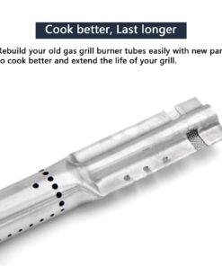 Hongso 15 7/8 Inch Grill Tube Burners Replacement for Charbroil 463268606 463268007 463268008 463248108 466268008 463248208 466248208 463261107 Grill, Stainless Steel, G413-5000-01, 4-Pack, SBE591 1 9 61WJtSrJMJL