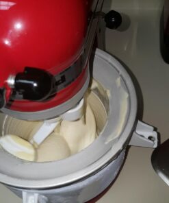 KitchenAid Ice Cream Maker Attachment - Excludes 7, 8, and most 6 Quart Models, Fits 5 to 6 quart Mixers fits 5 and 6 quart mixers Discontinued 16 61WL9h46IDL