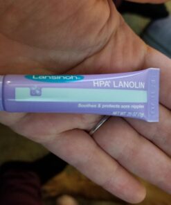 Lansinoh Lanolin Nipple Cream, Safe for Baby and Mom, Breastfeeding Essentials, 3 Mini Tubes, Each 0.25 Ounces 0.25 Ounce (Pack of 3) 42 61WLHdY66QL