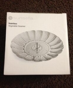 Sunsella Vegetable Steamer - 5.3" to 9.3" - 100% Stainless Steel 50 61WOHWohYL