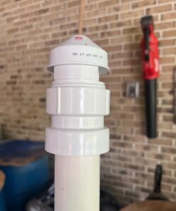 Oatey Sure-Vent 1-1/2 in.–2 in. 160 Branch, 24 Stack DFU Air Admittance Valve with White PVC Sch. 40 Adapter 30 61WOuPAoVaL
