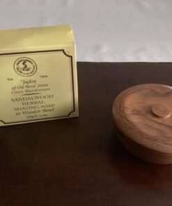 Taylor of Old Bond Street Sandalwood Shaving Soap in a Wooden Bowl, 3.5 oz. 1 23 61WOyBcCclL