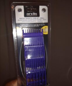 Andis 01410 Professional Master Clipper Guards - Dual Magnet Comb Set – Small, fits for MBA, MC-2, ML, PM- & PM-4, Waterproof – Purple, Set of 5 5-Comb Set 24 61WU2C9siOL 1